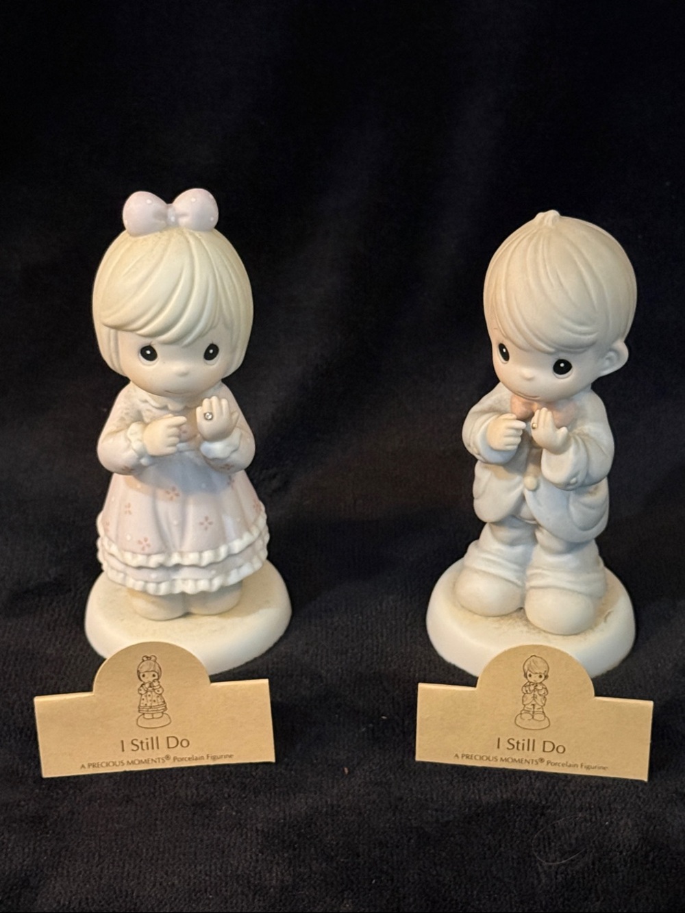 Precious Moments Bride & Groom 'I Still Do' Figurines